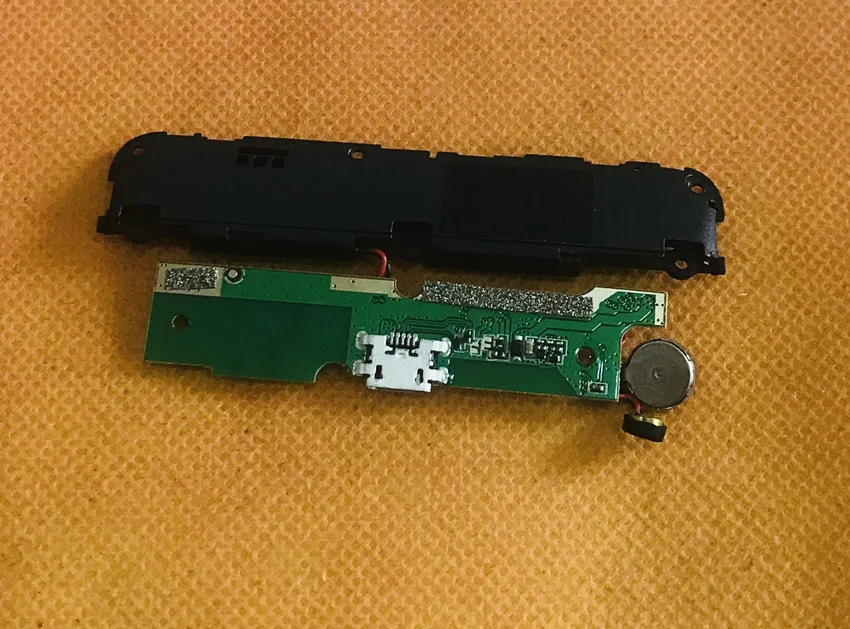 Б/у оригинальная зарядная плата с USB разъемом + Громкий динамик для Oukitel K6000 Pro MT6753