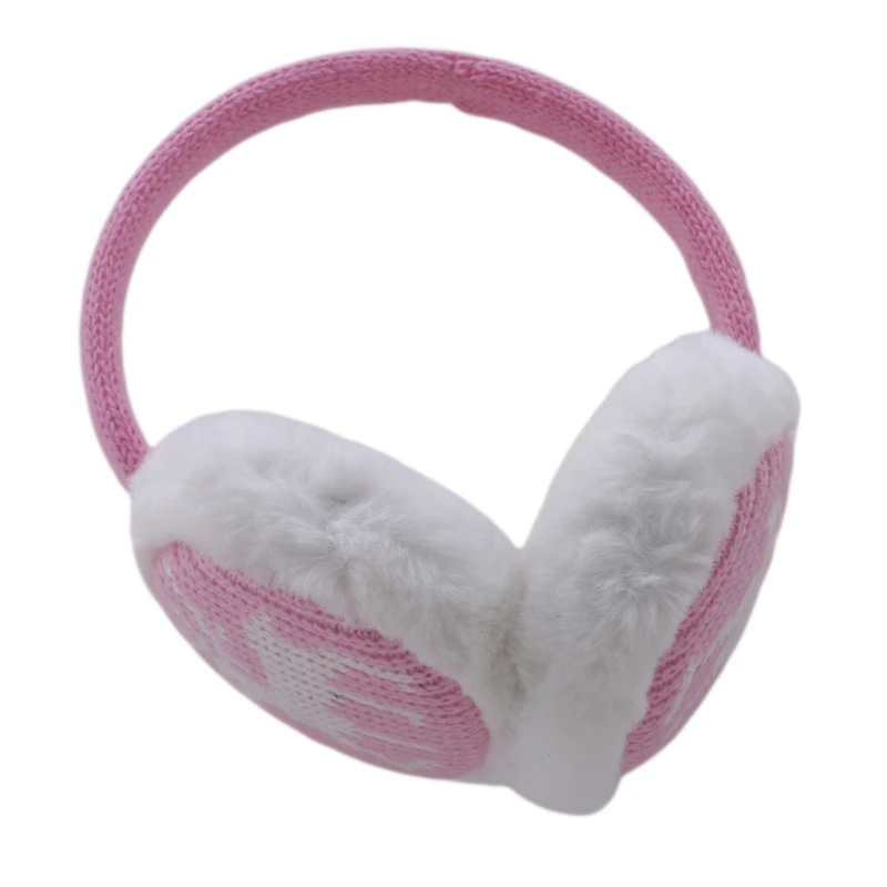 

Fashion Warm Cute Plush Fuzzy Faux Ears Earmuffs Thick Student Ear Muffs Print Girls Headband Ears Soft Winter Accessories