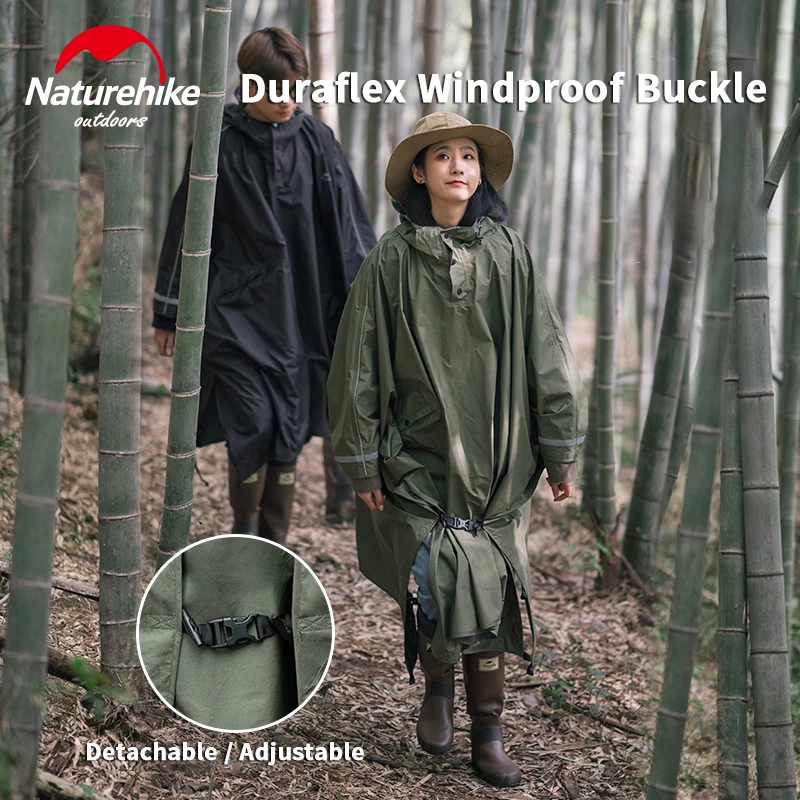 Плащ от дождя Naturehike для мужчин и женщин мужской дождевик велосипедный плащ