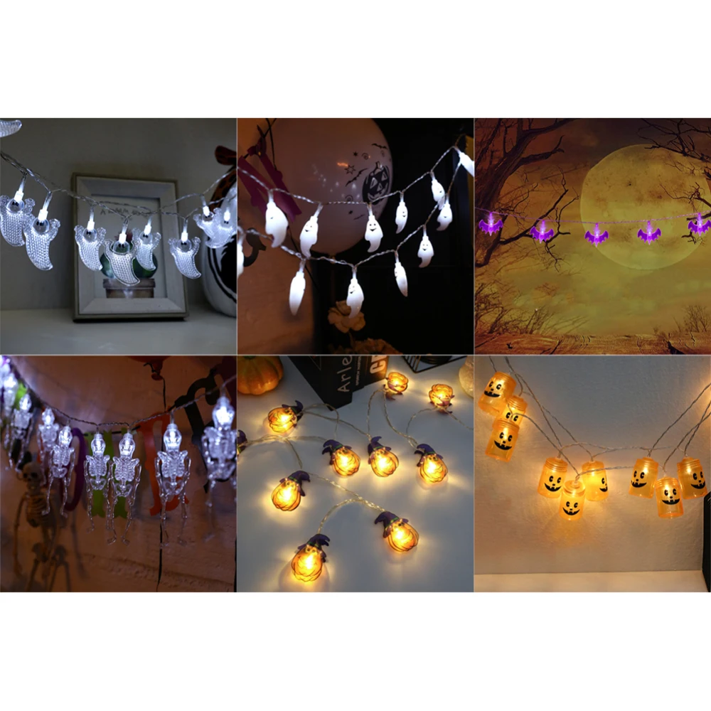 

20 LED 3 M Halloween Pumpkin LED String Lights Lanterns Lamp DIY Halloween Party Home Decoration Supplies Kids Bedroom Decor