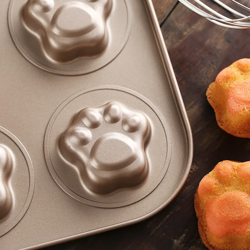 Милая кошка Высококачественная мультяшная металлическая форма для выпечки в