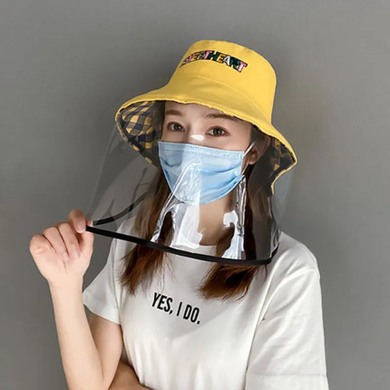 Модная женская шапка с защитой от загрязнений и запотевания слюнявчик Защитная