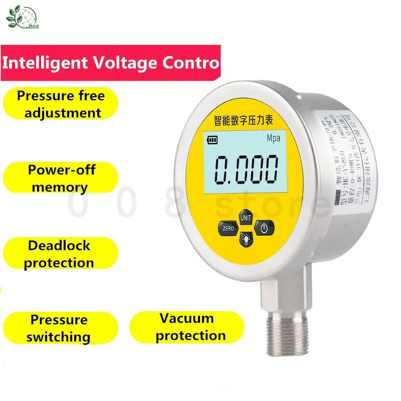 High Quality Battery Powered Metal Case Digital Pressure Gauge Manometer 3 Units HC-YS800 | Инструменты