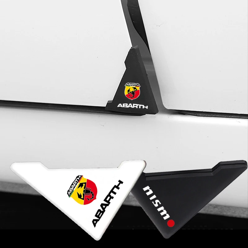 

2pcs Car Door Corner Protection Sticker Anti-Collision Protector For Alfa Romeo 147 159 156 Giulietta Giulia Mito Spider Alpha