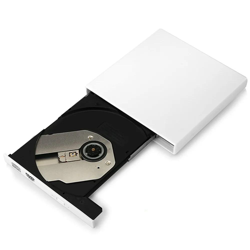 YiYaYo Внешний DVD rom Оптический привод USB 2,0 CD/dvd-rom CD-RW плеер горелка тонкий портативный ридер рекордер portátil для ноутбука