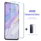 Закаленное стекло 2 в 1 для Huawei P Smart Z S P Smart 2021 P Smart Pro 2019, Защитное стекло для Huawei Mate 10 20 30 Lite