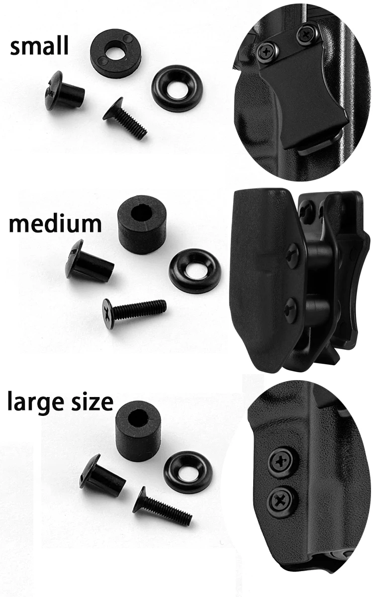 Kydex кобура винт части быстрого набора оболочки винтовые фитинги для изготовления