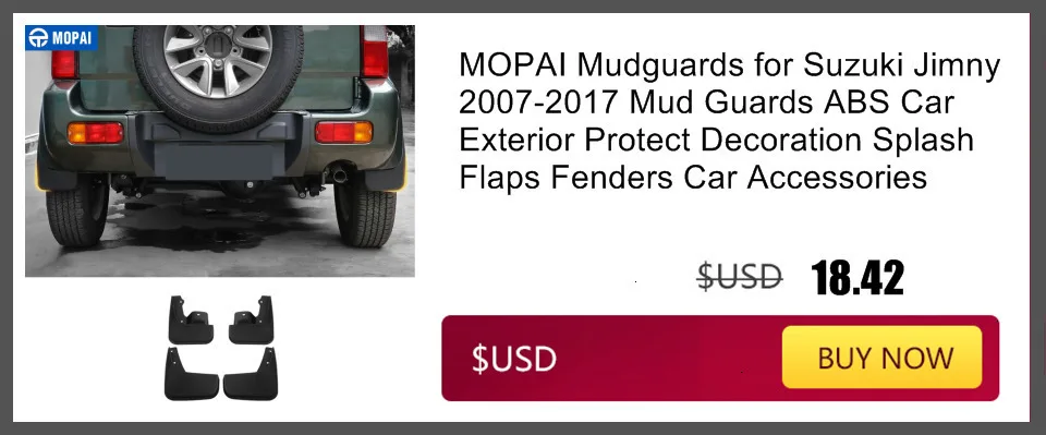 MOPAI автомобильный фонарь для Suzuki jimny 2007 вверх металлический задний бампер задний противотуманный светильник крышка лампы Защита для Suzuki аксессуары для jimny