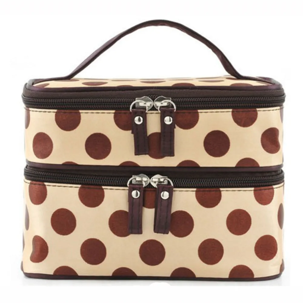 

Sale Travel Toiletry Beauty Cosmetic Bag Makeup Case Organizer Zipper Holder Handbag Bolsa de maquillaje Trousse de maquillage