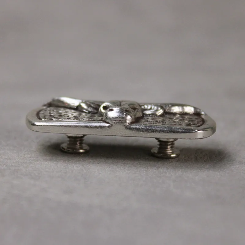 Сделай Сам Кожа ремесло фурнитура античное серебро Западная корова голова Concho # JP