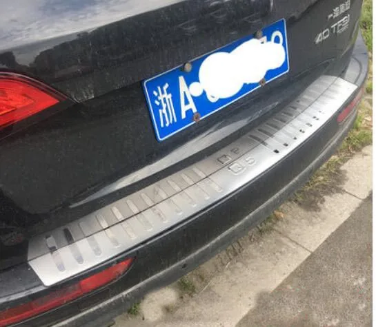 2009- для Audi Q5 защита заднего бампера ШАГ ПАНЕЛЬ крышка багажника подоконник подстилка в багажник отделка