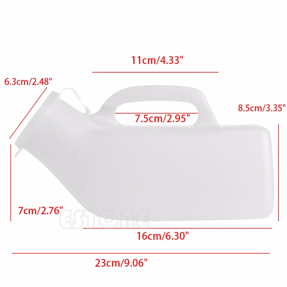 1200 мл с крышкой для улицы путешествия автомобиль туалет мужской срочный