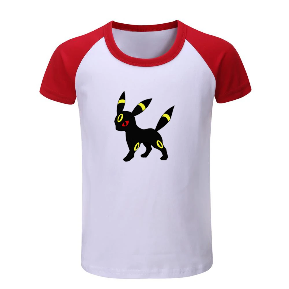 Футболки с покемоном Umbreon Charmander Bulbasaur Squirtle детские футболки рисунком топы