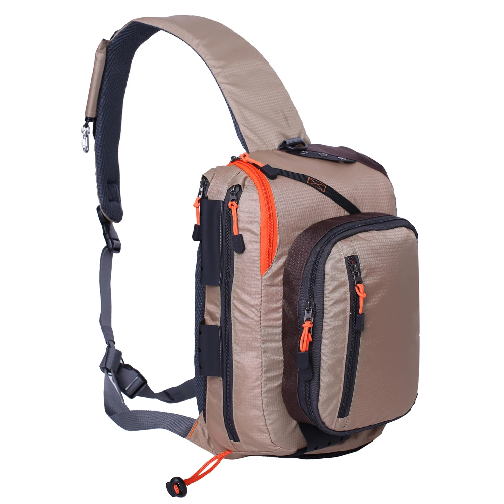 Kylebooker Fly Fishing Sling BackPack Fishing Tackle Storage Chest Pack  Shoulder Bag for Fresh or Saltwater Fishing