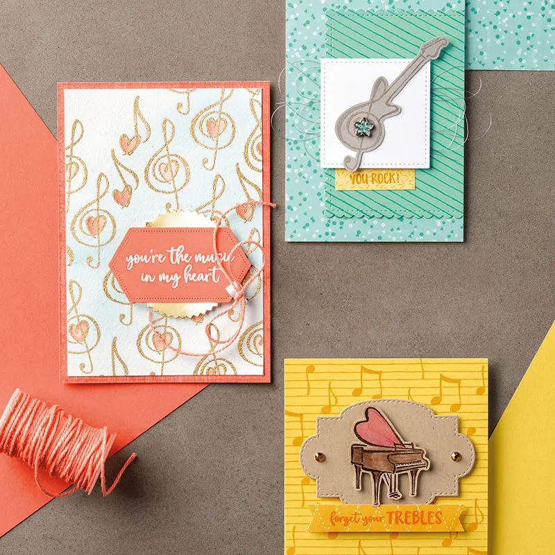 Любовь Музыка Новое поступление прозрачные штампы силиконовые уплотнения