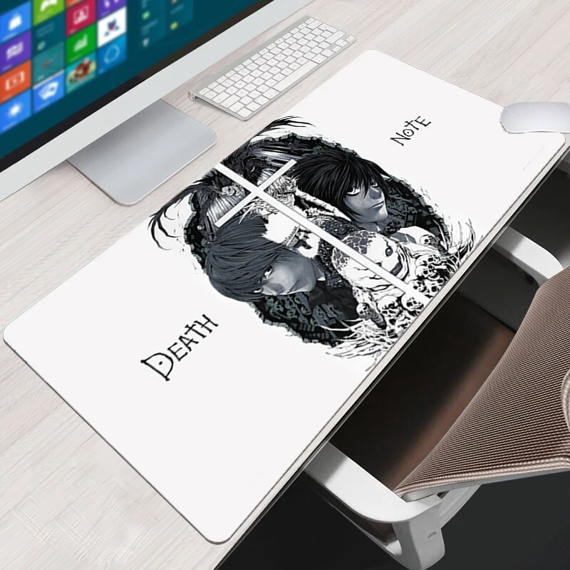

Death Note Mats 900x400x2mm Kira Gaming Mouse Pad Big Keyboard Mousepad Anime Notebook Gamer Accessories Padmouse Mat