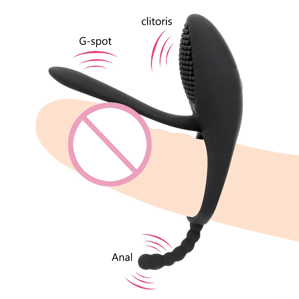 Вибрирующее кольцо на пенис ватина 7 скоростей вибратор для точки G пар флирт