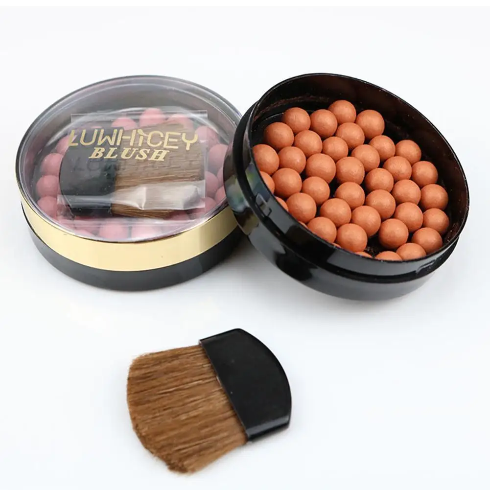 

1PC Makeup Face Matte Blusher Ball 3 In 1 Blush Eyeshadow Blush Makeup Contour Powder Professional Balls Makeup Full V2J1
