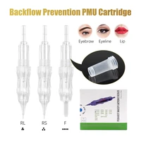 biomaser permanent makeup needle anti backflow eyebrow tattoo needles pmu cartridges 0 18mm 1r3rl3rs5rl