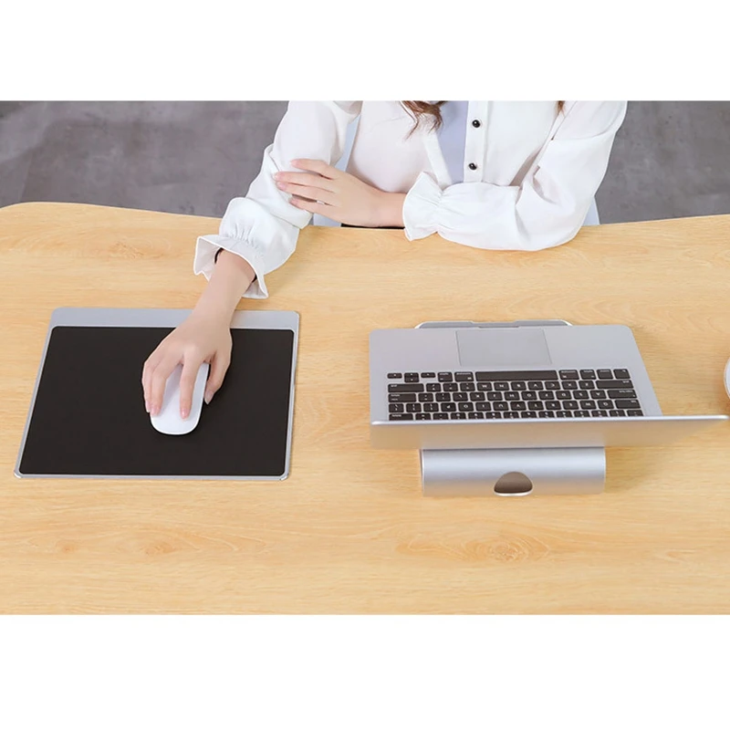 

Ultra Thin Mouse Pad 300X240mm Aluminum Mouse Mat Fast Non-Slip and Accurate Control for Gaming and Office