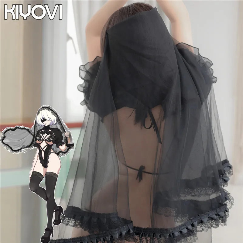 Костюм для косплея по мотивам игры Nier: Automata 2B сексуальное платье-Ципао униформа