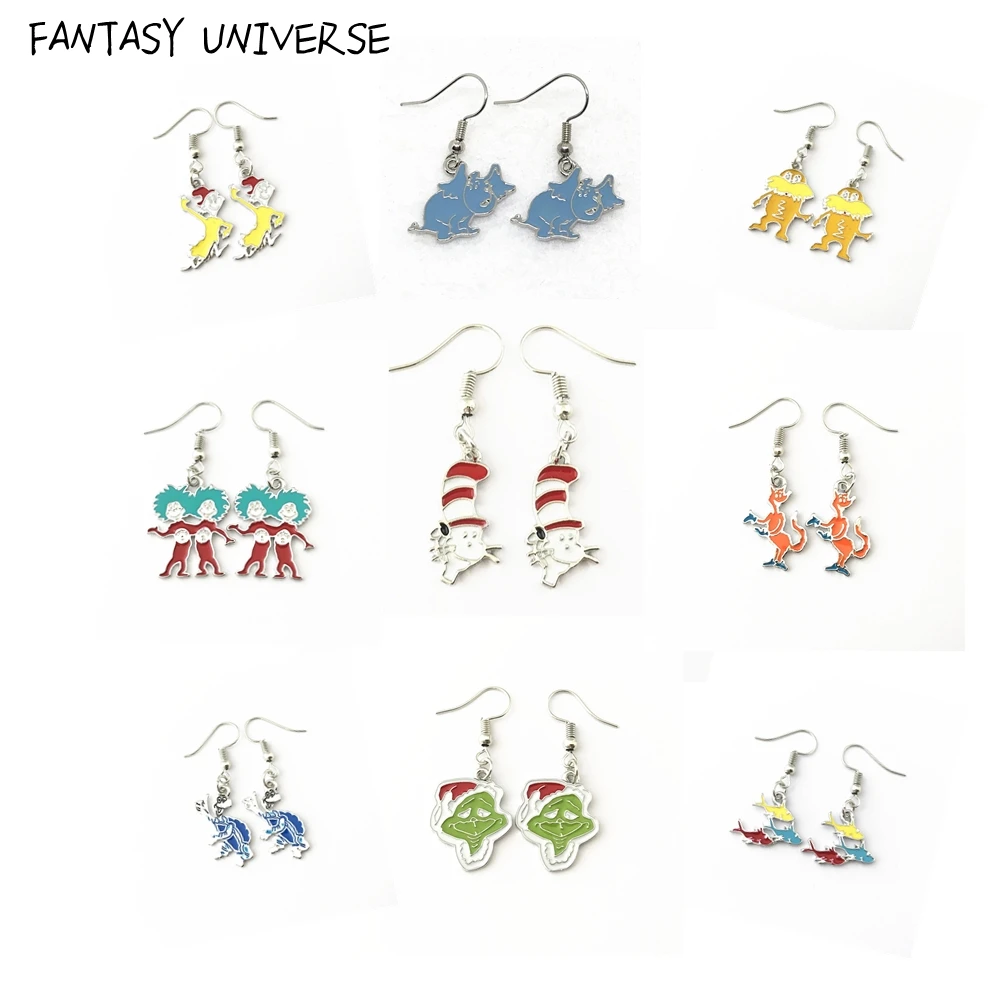 Серьги Фэнтези Вселенная ТВ доктор Сейн аниме шоу высокое качество Металл милый