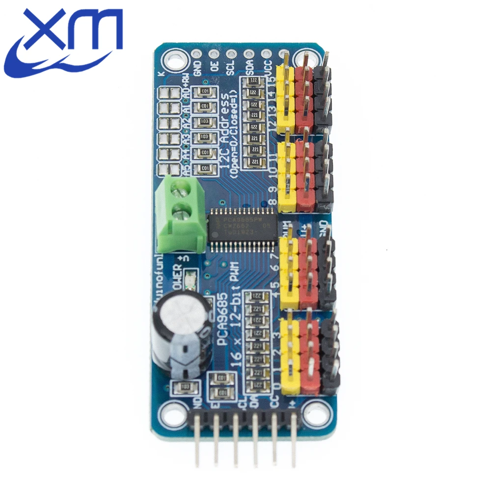 16 канальный 12 битный модуль PWM/серводителя фотоинтерфейса PCA9685|interface module|pwm module16