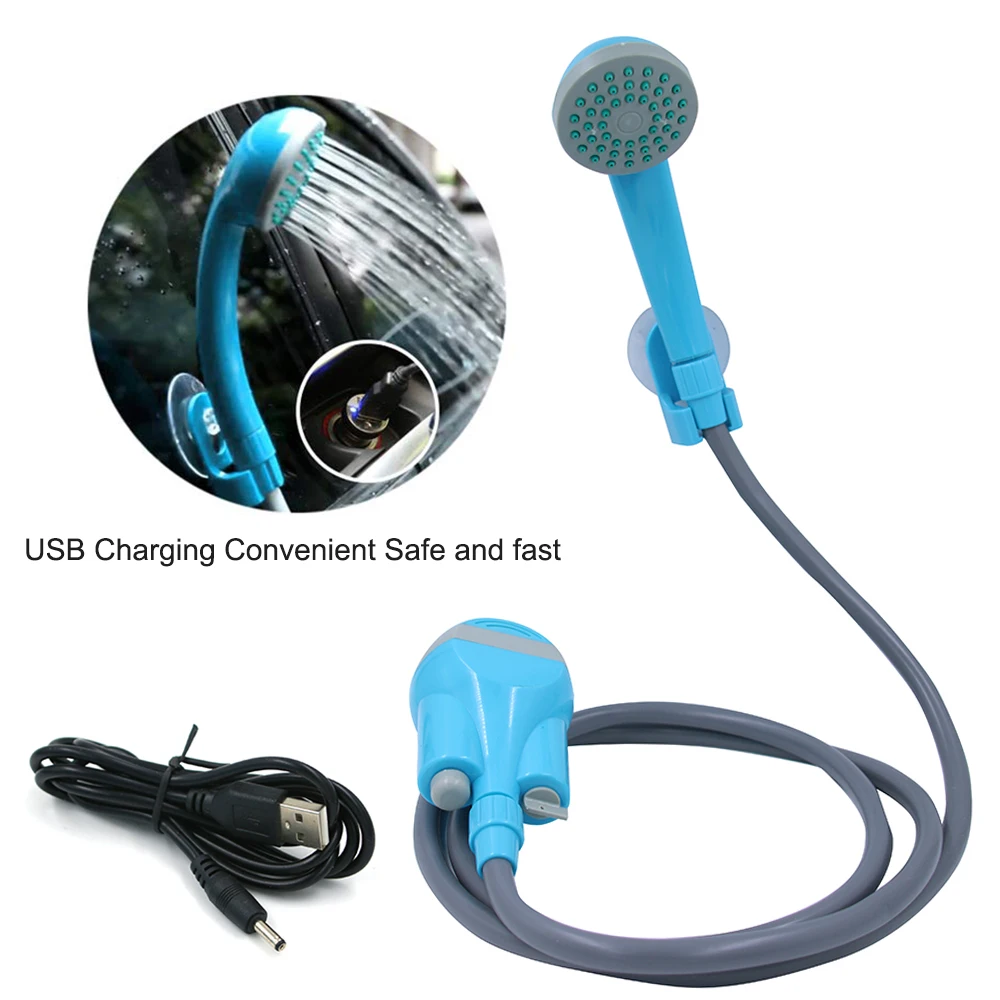Походный душ, портативный душ на открытом воздухе, Usb, Автомобильный душ, Dc 3,7 в, насос, душ на открытом воздухе, походный, для домашних животных, автомобильная мойка