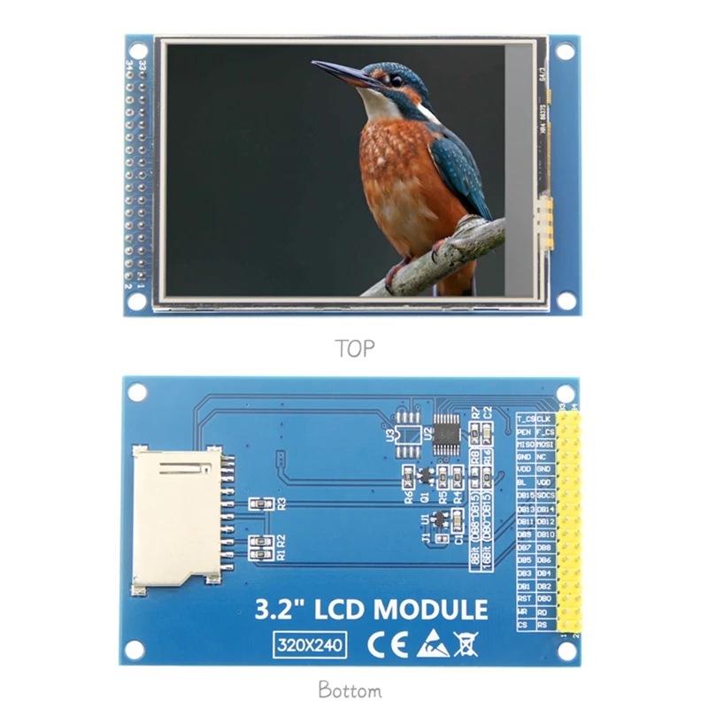 3 2 дюймовый цветной Sn 320x240 TFT LCD дисплей модуль с контактной панелью Драйвер IC ILI9341