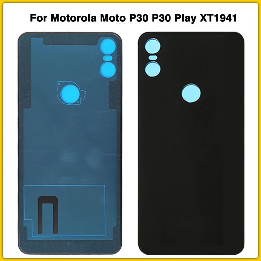 Новый чехол для задней крышки P30 Motorola Moto Play XT1941 задняя крышка батареи с клеем