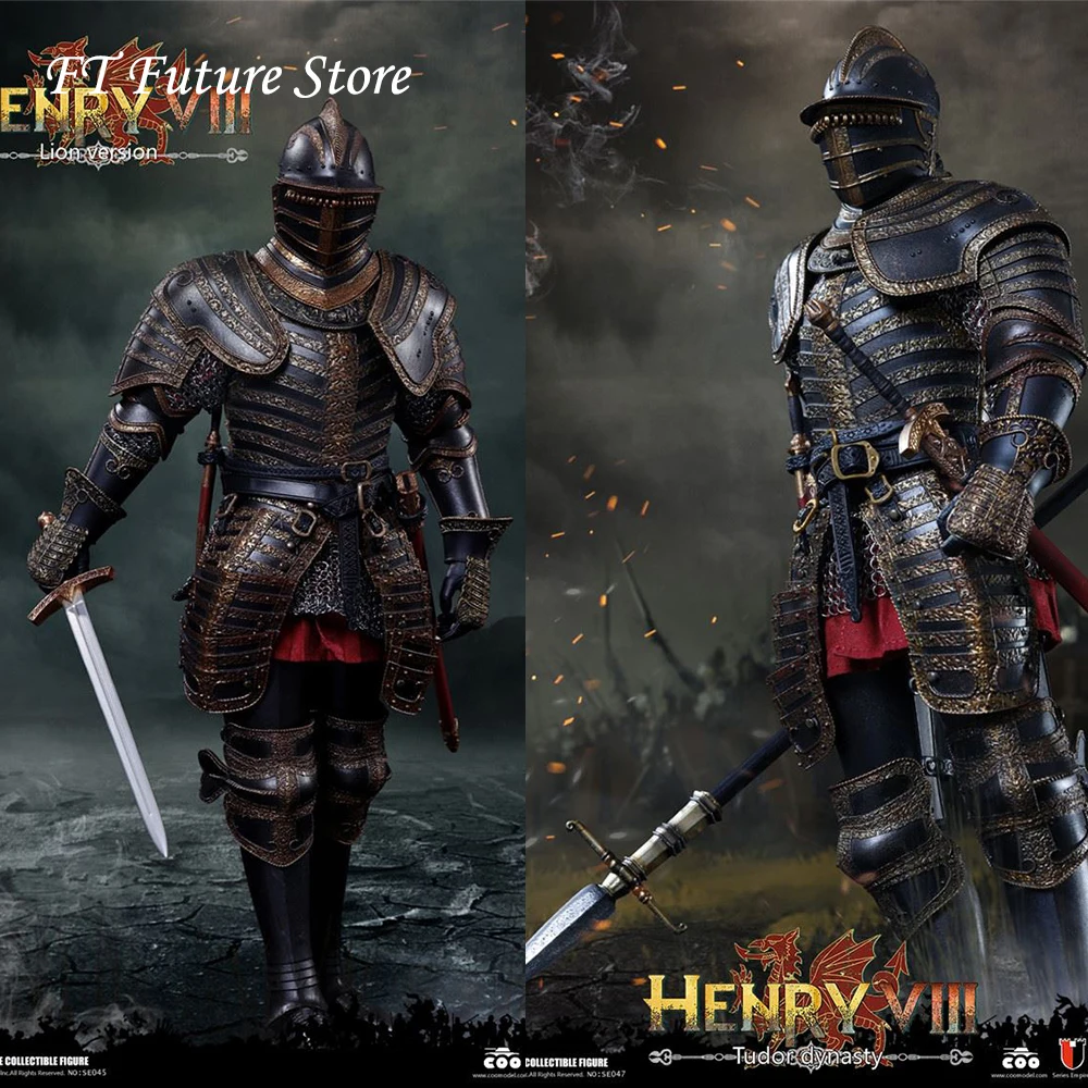 

SE045/SE046/SE047 1/6 Scale Collectible Henry VIII Alloy Diecast Series Of Empires Lion/Red Dragon/Tudor Version Model for Fans