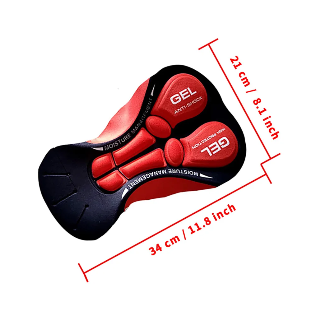 

Cycling Underwear Pad 3D Gel Pad DIY Cycling Shorts Cushion MTB Bike Silicone Cushion Breathable Anti Shock Accessories Outdoor