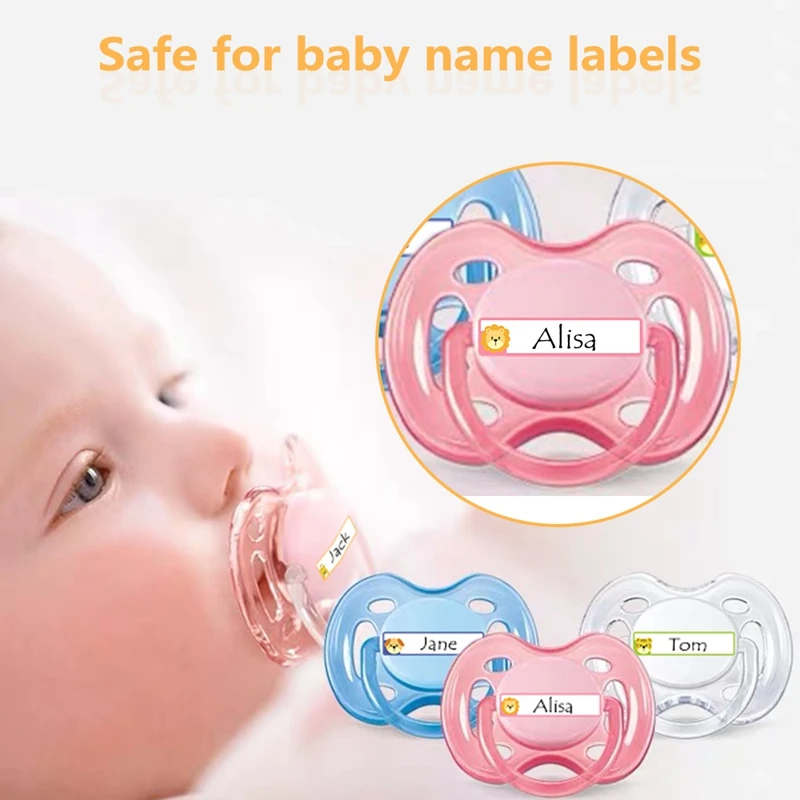 

Equipter 64 Pieces Baby Bottle Labels For Daycare Multi Color Waterproof Write-On Name Labels Best For School Glue Sticker
