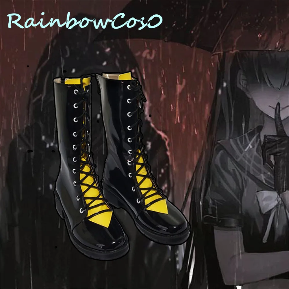 Бесплатная доставка Обувь для косплея девочек Frontline UMP9 Сапоги игр Аниме Хэллоуин