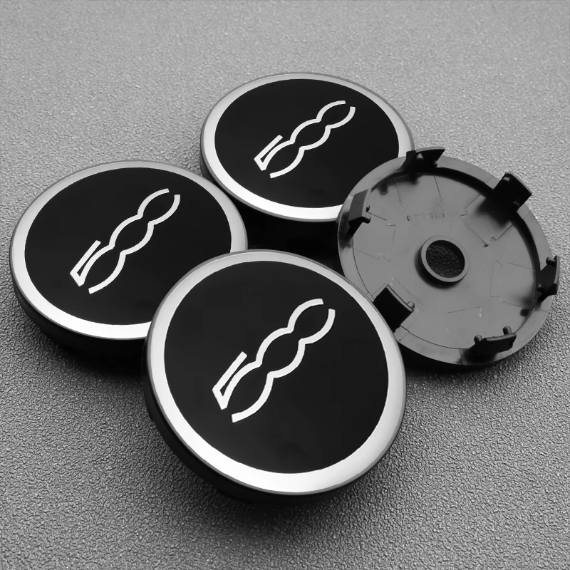 

4PCS 60MM Car Wheel Center Hub Caps 56MM Emblem Sticker Decal For Fiat Panda Bravo Punto Linea Croma 500 595 Auto Accessories