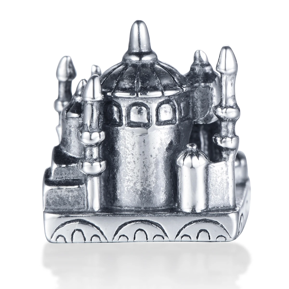 925 стерлингового серебра браслеты с подвесками и замка в винтажном стиле Софии