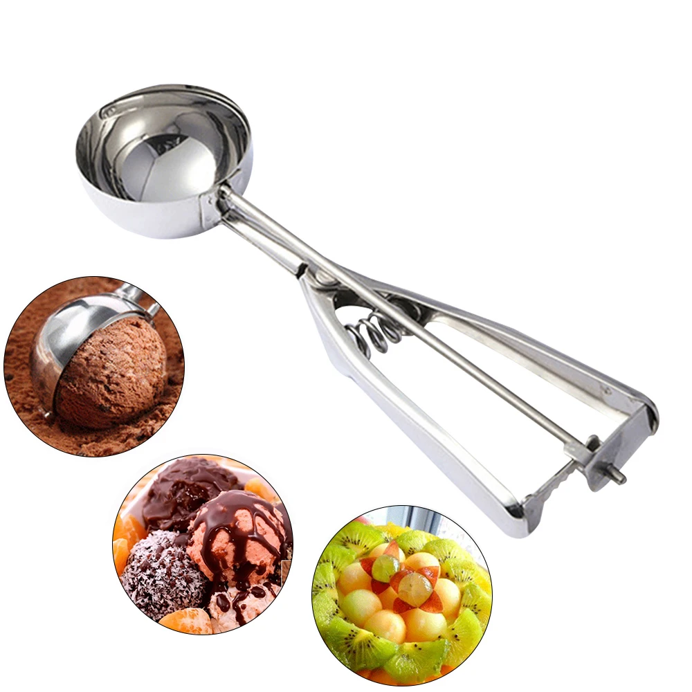 3 размера Нержавеющая сталь ложка для мороженого мяч арбуз пресс форм Совок DIY