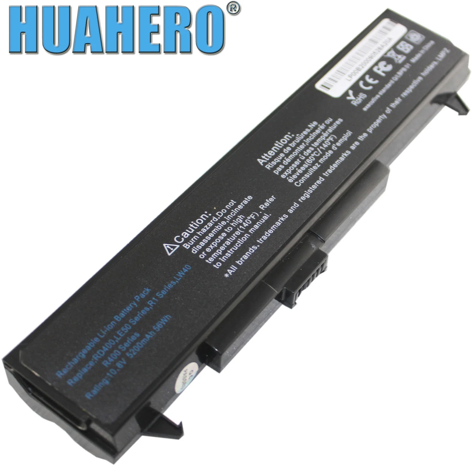 

Аккумулятор HUAHERO для HP compaq B2000 LG LM40 LM50 LM60 R405 R400 R1 S1 V1 T1 RD400 R405 LW40 LW65 LW75 LB32111B LB52113B LB52113D