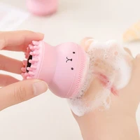 silicone face cleansing brush facial cleanser octopus shape facial cleanser exfoliator face wash brush massage brush skin care