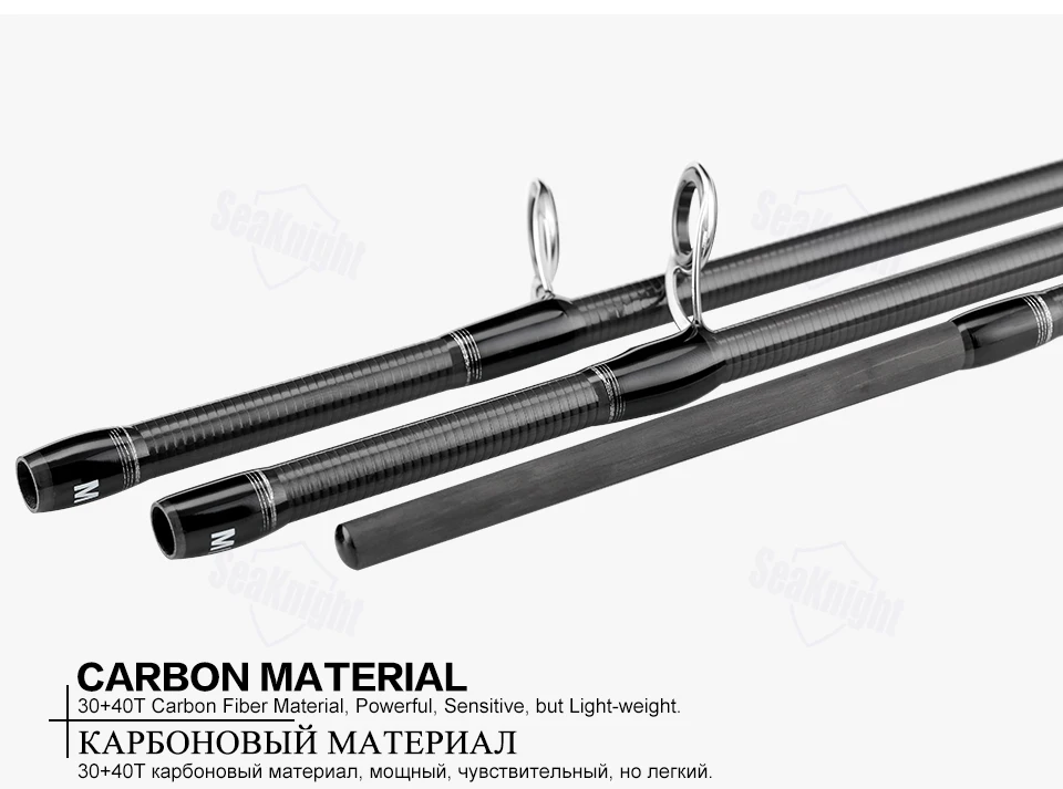 SeaKnight Falcon Удочка M& ML M& MH power 2 карбоновые вставки Удочки Спиннинг литейная Удочка 1,98 м 2,1 М 2,4 М рыболовные снасти