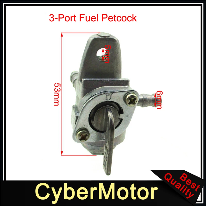 Трехпортовый газовый топливный клапан кран переключатель для Polaris Predator Outlaw Scrambler