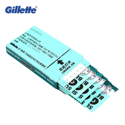 Лезвия для бритья Gillette Super Blue 5 лезвий