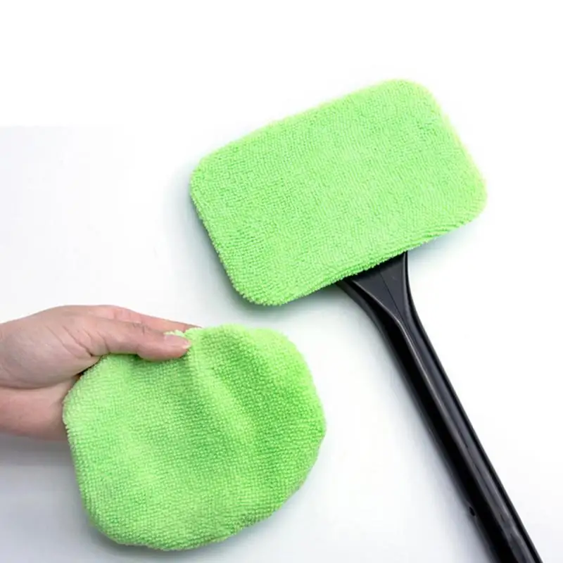 

1PCS Detachable 13 Inch Window Brush Microfiber Wiper Cleaner Cleaning Brush with Cloth Pad Car Auto Cleaner Cleaning Tool Brush