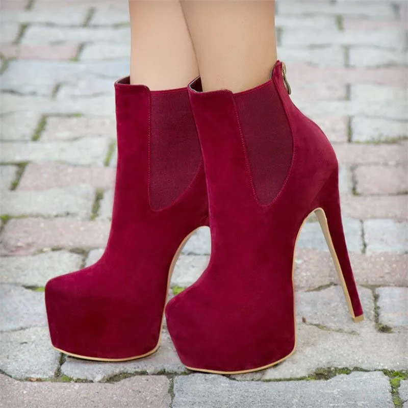 

Ботинки на платформе и на высоком каблуке; Ботинки; Женская обувь; Сезон Зима; Модная женская зимняя обувь; Обувь на высоком тонком каблуке; О...