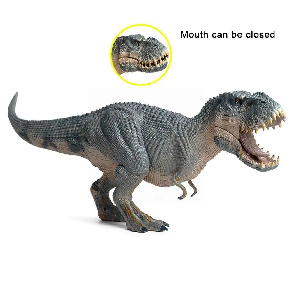 

Модель динозавра тираннозавра Рекс, синяя модель животного, тираннозавр, подарки, фигурки, экшн-украшение Юрского периода, V5b3