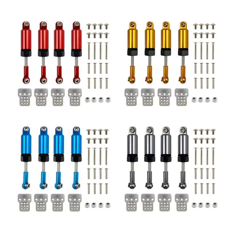 

Suitable for WPL 1/16 C14 C24 RC Crawler Off-Road Car Truck Metal Shock Absorber Kit Shock Absorber Suspension Parts