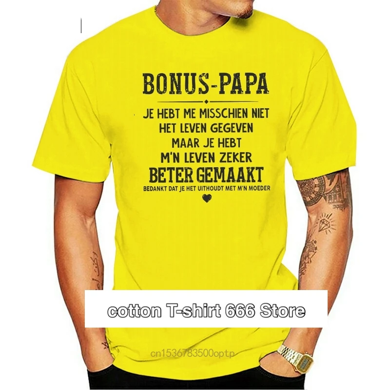 

Рубашка с надписью «Bono papá Gemaakt mejor camiseta»