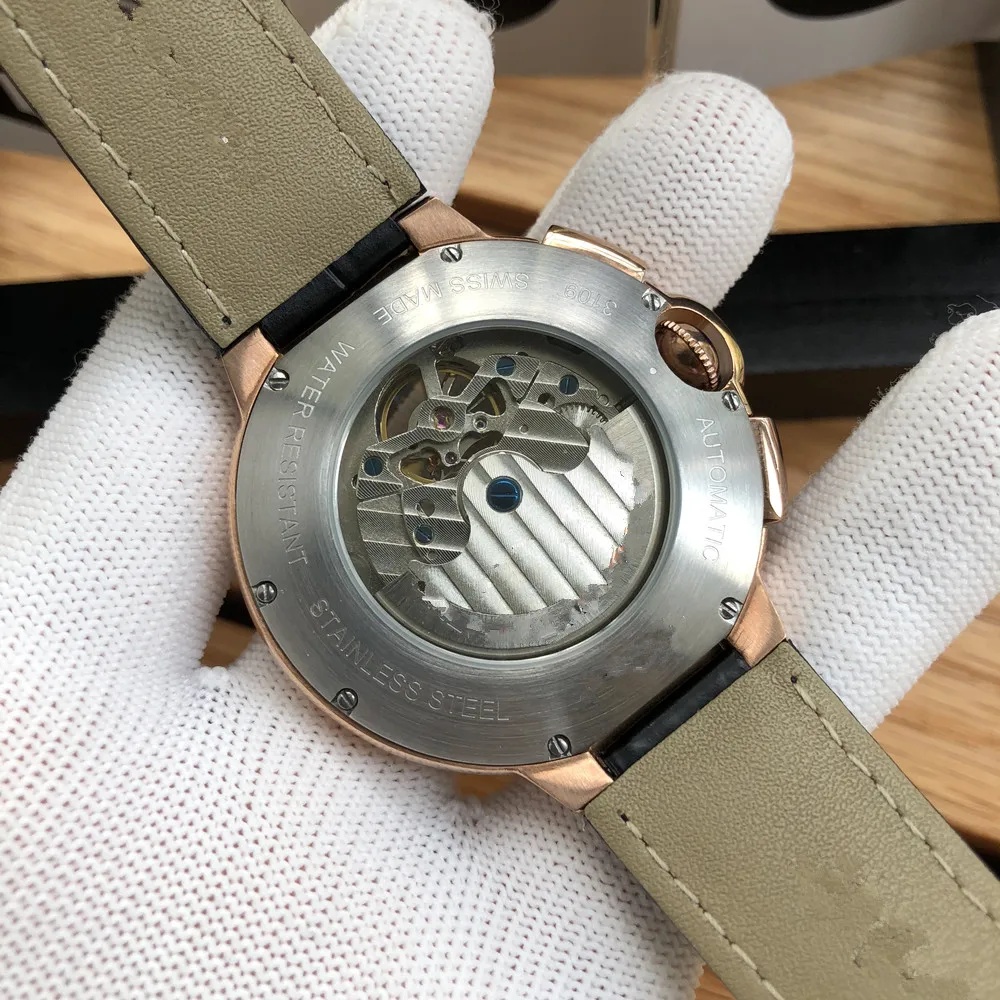 Часы наручные мужские автоматические брендовые Роскошные спортивные