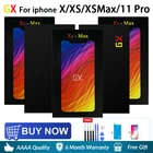 Заводская распродажа GX экран для iPhone X GX OLED жесткий XS 11 Pro MAX дисплей дигитайзер в сборе ЖК-дисплей для iPhone X дисплей GX Soft X XS