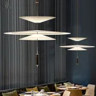 Светодиодная подвесная акриловая лампа в стиле арт-деко, потолочная лампа в скандинавском стиле для столовой, осветительные приборы для интерьера